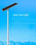 Polycrystalline Photovoltaic Integrated Solar street lamp 80W 3.2V 100AH