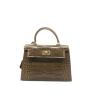 Buy cheap Genuine Leather Dark Green Fashion Women Handbag Custom Logo from wholesalers