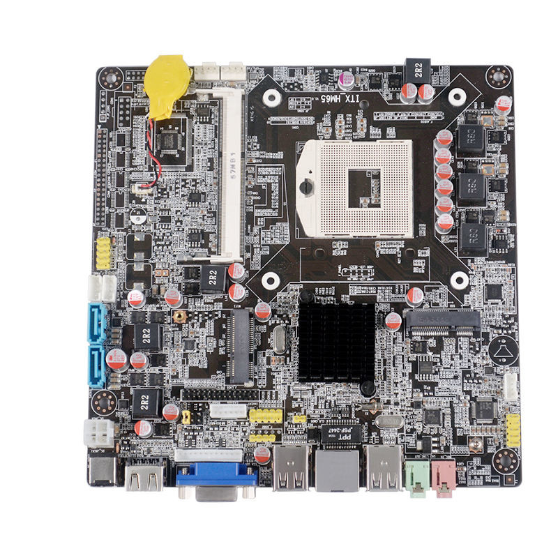 Desktop Computer Motherboard HM65 With 2 Generation CPU On Board 1600 1333 1066