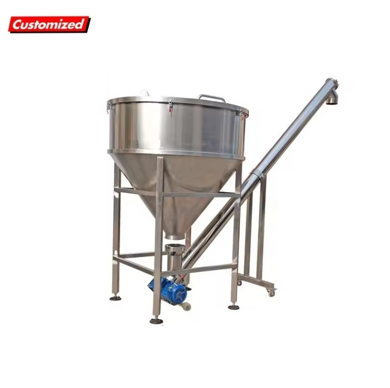 Food Grade Stainless Steel Maize Corn Grain Coffee Wheat Powder Tank Silo
