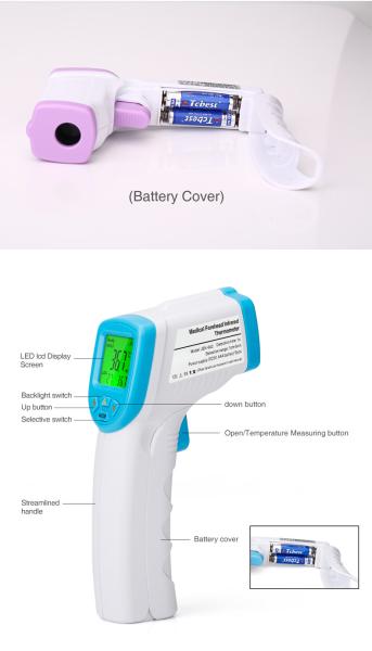 Buy cheap Digital Infrared Ear Thermometer / Non Contact Thermometer Gun High Accuracy from wholesalers