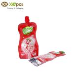 Custom Shape Food Grade Spout Pouch Bag Disposable Packing Fruit Jelly Plastic