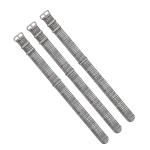 Grid Pattern Nylon Strap Watch Bands , 22mm Velcro Watch Band