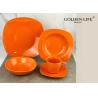 Buy cheap 11" 8.75" Plate Porcelain Glazed Dinnerware Sets 20 Piece 220ml from wholesalers