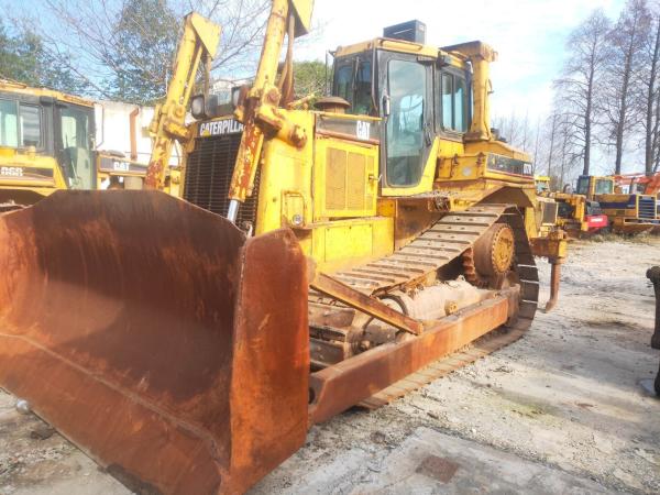 Origin Japan Used Caterpillar Bulldozer D7r with Ripper in Good Condition,