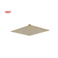 Buy cheap Stainless Steel Rainshower SUS304 Square Golden Gold Color Bathroom Column 8" 10 product