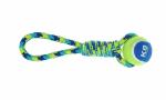 Nylon TPR Dog Tough Chew Toys Tennis With Rubber Handle Eco Friendly