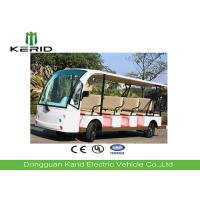 Buy cheap 14 Person 4 Wheels Electric Sightseeing Bus Electric Tourist Car with Vacuum product