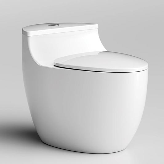 Buy cheap Bathroom Ceramic Siphonic One Piece Toilet Commode Round Egg Shape Water Closet from wholesalers