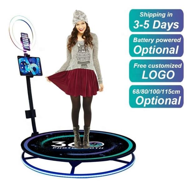 Buy cheap Automatic Video Camera 360 Selfie Photo Booth 80 / 100 / 115cm from wholesalers