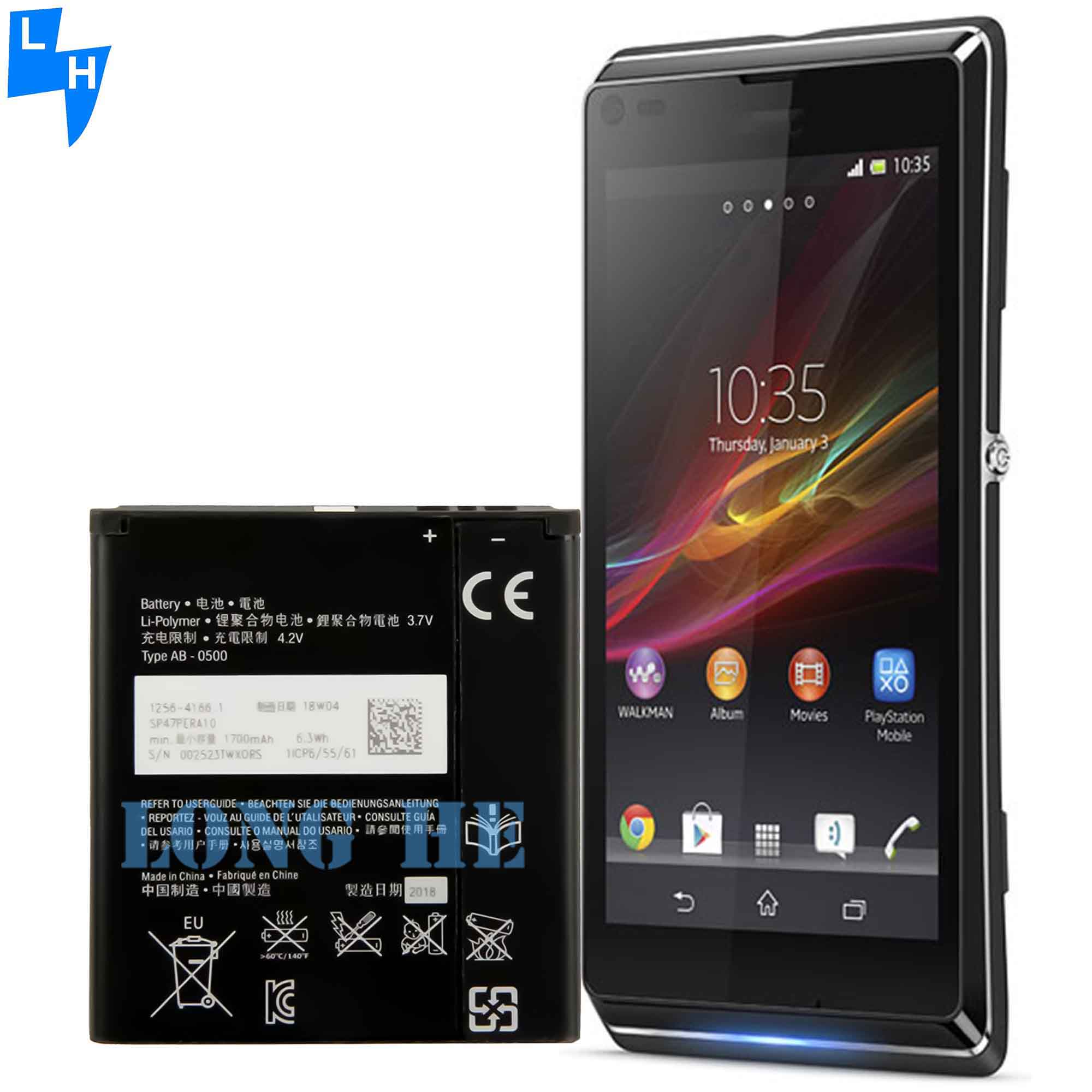 100% Compatible LT29i ST26 C2104 C2105 AB-0500 BA900 OEM Mobile Phone Battery for Sony Xperia TX J L