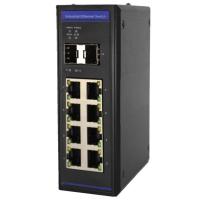 Buy cheap 8x10/100/1000Base-TX to 2x100/1000Base-FX Managed Industrial Fiber Switch, product