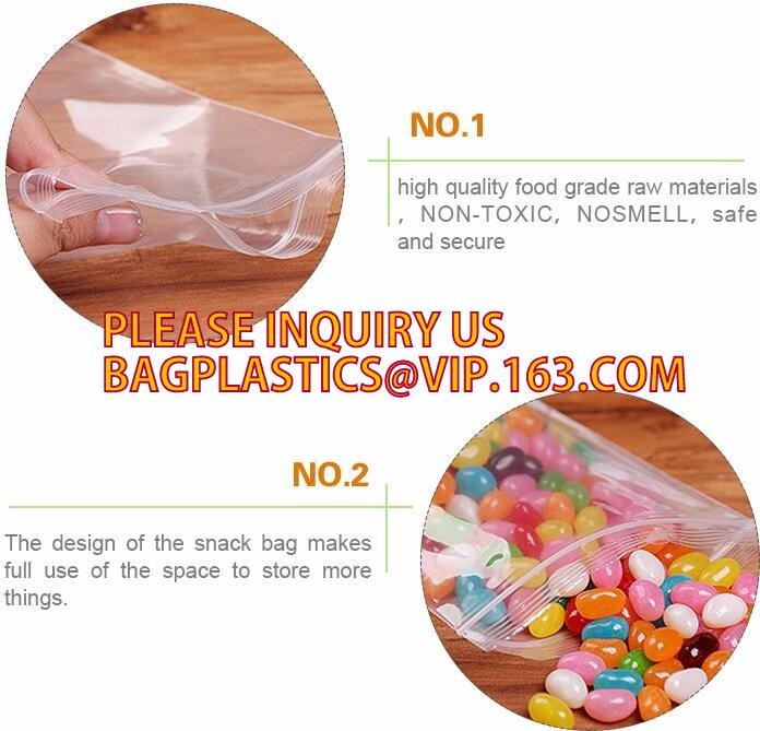 Eco-friendly PE two Track Vacuum Plastic Zipper,PE Hermetic Seal Zipper, Custom Double Seal Plastic Bag /Double Track Pl