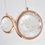 New modern pendant light loft for living room ball crystal villa scandinavian