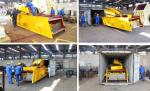 High Throught Mobile Screening Station Small Manufacturing Machines for Mining