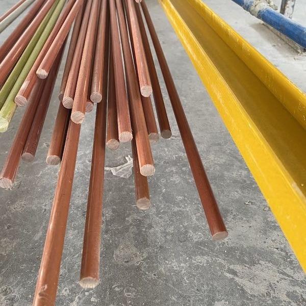Buy cheap Antiwear 24mm Plastic Coated FRP Rods Bendable Pultruded Fiberglass Rod from wholesalers