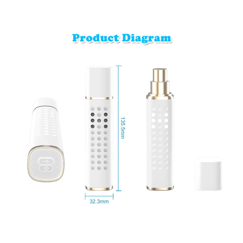 Facial Nano Hydrogen Water Mist Spray 15ml With Food Grade PC Body