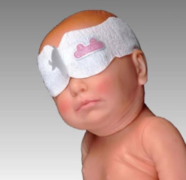 Buy cheap 38cm Breathable Neonatal Eye Protector Phototherapy Eye Mask UV Protection from wholesalers