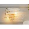 Buy cheap Post-modern light luxury personality villa model room living room dining room bedroom lamp creative tassel branch crystal chandelier from wholesalers