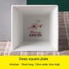 Buy cheap Japanese Cherry Blossom White Round Rectangle Square Baking Dessert Bowl Restaurant Ceramic Dinner Plate And Mug from wholesalers