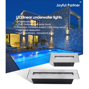 Buy cheap IP68 Underwater Lighting RGB Color Stainless Steel 316L 6*2W DC24V DMX 512 Controllable For Water Curtains from wholesalers