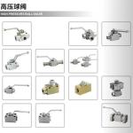 Female Connection High Pressure 3 Way Ball Valve 1/2 inch NPT for Fluid