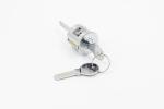 Chrome Finish Rim Cylinder Lock , OEM Small Rim Lock CW 90 Degree