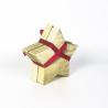 Buy cheap Customized Gold Star Gift Box, Red Ribbon Wedding Candy Box, Exquisite Holiday Gift Packaging Box from wholesalers