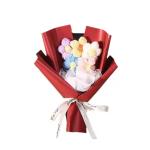 Finished Mother's Valentine's Day Crochet Bouquet Creative Artificial Flowers