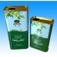 Buy cheap 2L Virgin Olive Oil Tin Cans Rectangular Packaging Tin Can product
