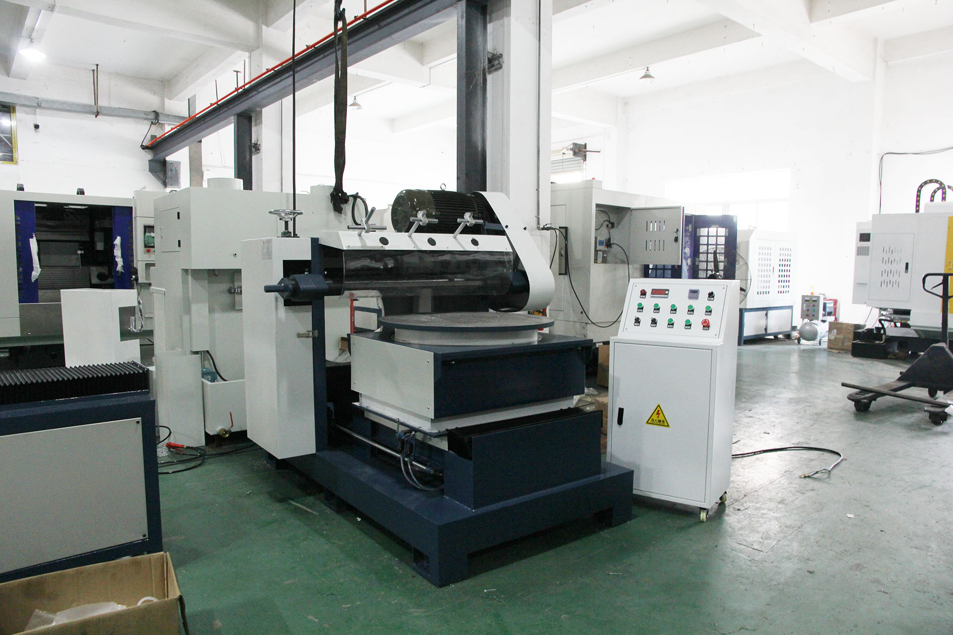 Sheet Metal Rotary Table Mirror Polishing Machine For Door Lock Parts