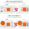 Buy cheap AC 220V Dob Led Chip 50w Cool Warm White For DIY Floodlight Grow Light from wholesalers