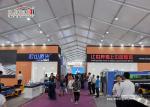 Temporary 40m Glass Wall Clear Span Marquee Tent With Logo Printing