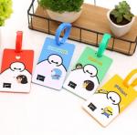 Custom Standard Size Soft PVC Luggage Tag