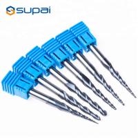 Buy cheap 2 Flute Tapered Wood Milling Cutter Metal Working Tool ISO Certification product