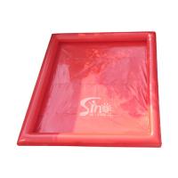 Buy cheap 10x7m outdoor red rectangle kids N adults big inflatable water pool for outdoor water balls operation rental product