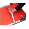 Buy cheap Ambulance Emergency Rescue PVC stretcher surface Aluminum Alloy four Wheels to operate easily Folding Stretcher being light-weighted, small-sized and from wholesalers
