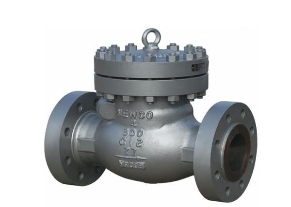 Buy cheap Cast Steel Swing Check Valve , Flanged Non Return Valve ANSI 150LB H44H from wholesalers