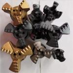 Polishing Carbon Steel PDC Drill Bit For Water Well Geothermal Well Drill