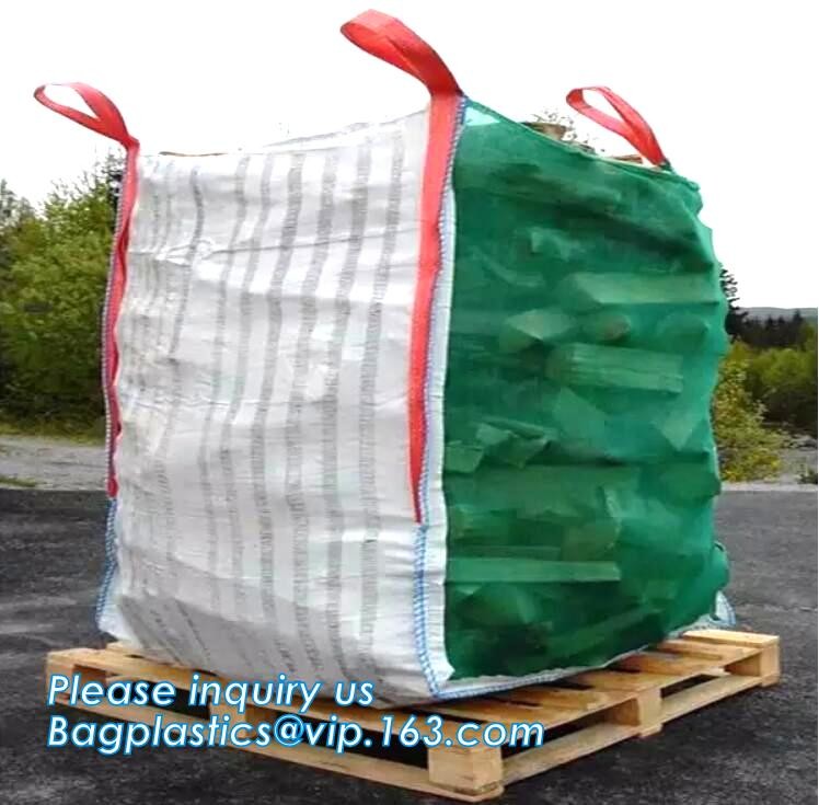100% New Virgin Polypropylene PP Woven Big Bulk Bag Jumbo Bag FIBC For Packing Sand 1 Ton 1.5 Ton 2 Ton Made In package