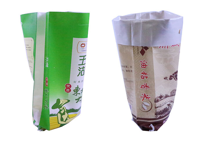 PP Woven Rice Bag Laminated Wpp Woven Polyethylene Bags For 10Kg 15Kg Rice