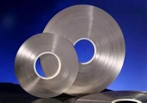 Buy cheap YB / T025 - 92 high intensity Carbon Structured Blue Cold Rolled Steel Strips for bundling from wholesalers