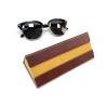 Buy cheap Custom Gold Stamping Folding Sunglasses case portable glasses bag from wholesalers