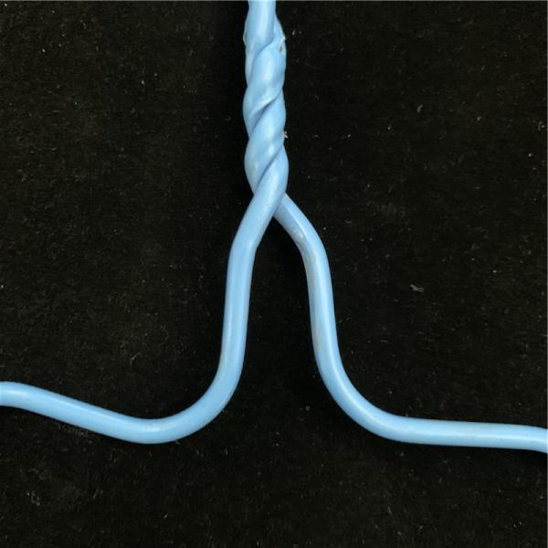 Buy cheap Colorful Pvc Coated Wire Hangers 16 Inch Dimesion 3.2mm Dia For Laundry Shop from wholesalers
