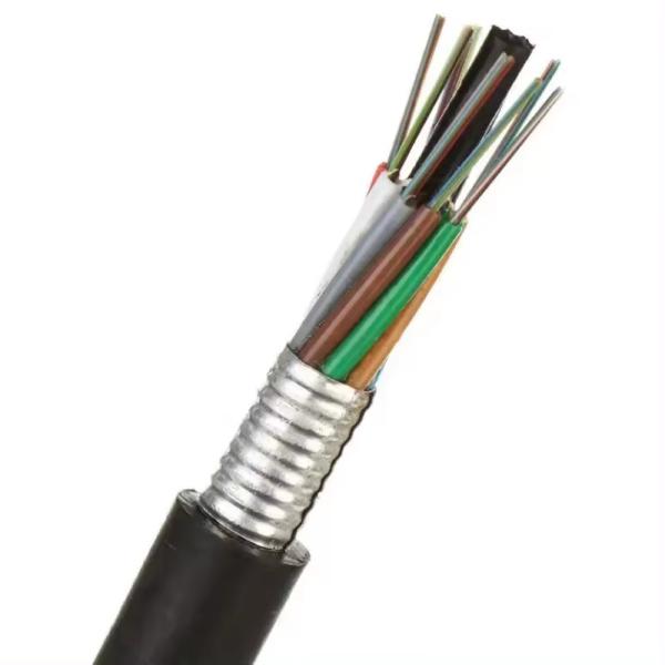 Outdoor Armoured Steel Tape Fiber Optic Cable GYTS GYTA 96 Core Aerial Duct