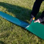 Hard Pvc Fence Tape With Uv Resistant Coating Material