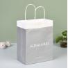Buy cheap 120gsm Recycled Durable White Paper Bags With Twisted Handles from wholesalers