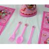 Buy cheap Minnie Mouse Kids Birthday Party Decoration Set Party Supplies cup plate banner hat straw loot bag fork from wholesalers