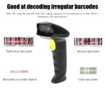 1D Laser Cordless Barcode Scanner Reader For Supermarket Retail Store Library
