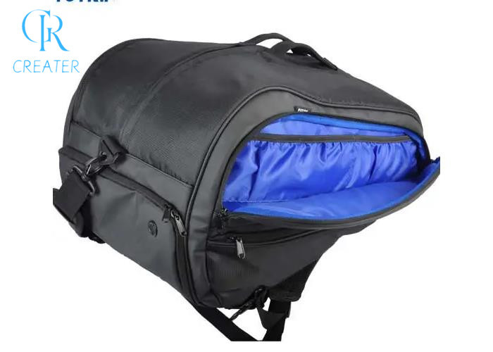 Polyester Pickleball Racket Bag Big Capacity Black With Shoes Wareh Ouse